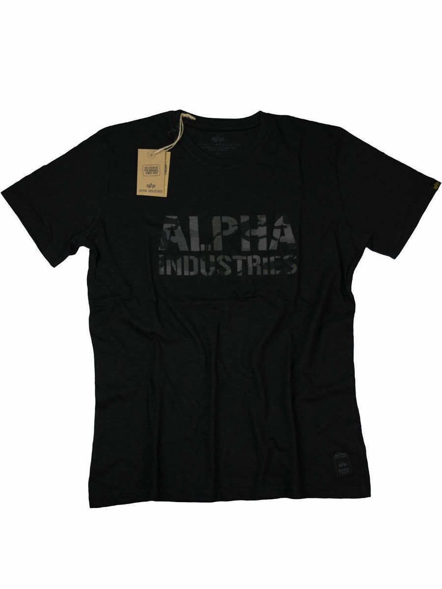 送料込★ALPHA INDUSTRIES★Tシャツ Basic Camo Tシャツ Alpha Industries Basic Small Logo T-Shirt - Olive Camo - Buy