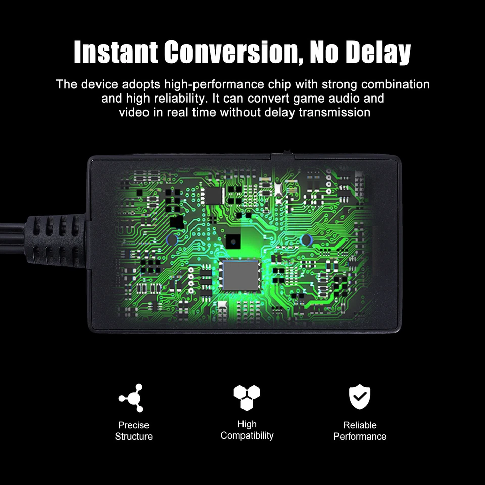 N64 To HDMI Converter Adapter HD Cable For Nintendo Gamecube NES SNES N64 Series - Image 4 of 4