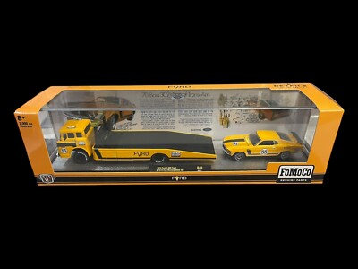 2020 M2 1/64 AUTO HAULERS, 1970 FORD C-600 HAULER & 1970 FORD MUSTANG BOSS 302