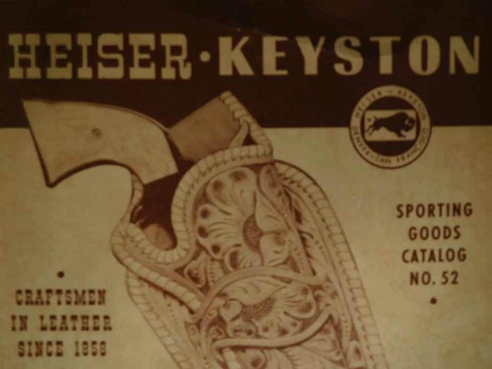 De colección 1952 Heiser-Keyston Cuero Artículos Deportivos Catálogo n.º 52 Foto 2 de 4