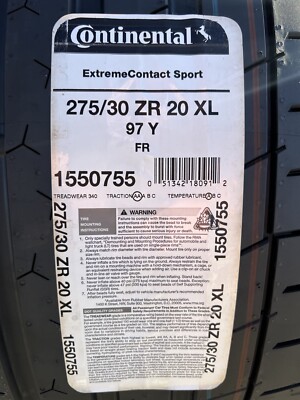 コンチネンタル　275-30-20 2本　5分山 Amazon.com: 275/30/20