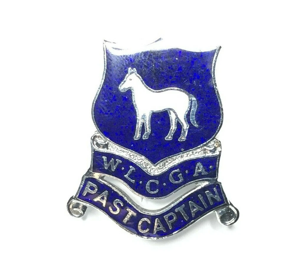 Golf Association Past Captain Enamel Badge 2.7 x 2.5 cm's  - Image 3 of 3
