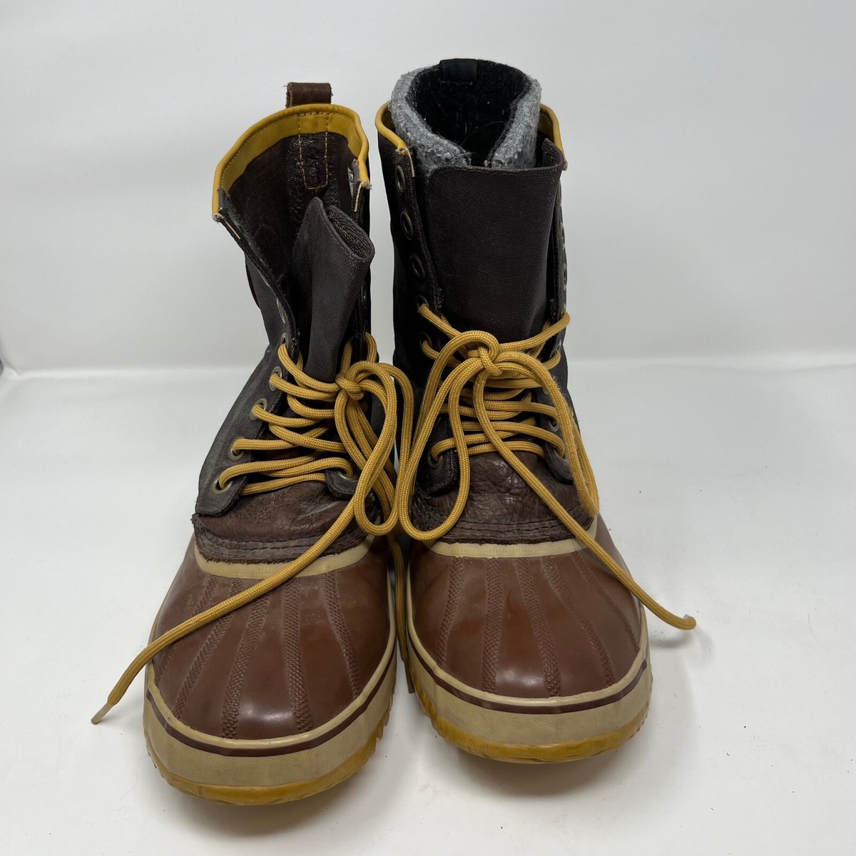 Sorel 1964 Premium T CVS Yellow and Black Boots Sorel 1964 Premium T CVS Cordovan Waterproof Snow Boots  main image 2