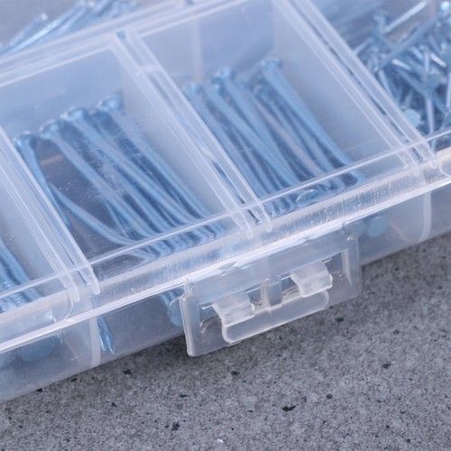 240 Teile Rundkopf Eisen Nagel Sortiment Set Bild Aufhängen Nägel Mauerwerk - Bild 8 von 12