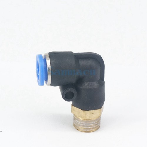 5pcs 4-12mm 1/8"-1/2" BSP Male Pneumatic Elbow Push In Quick Release Air Fitting - Picture 25 of 52
