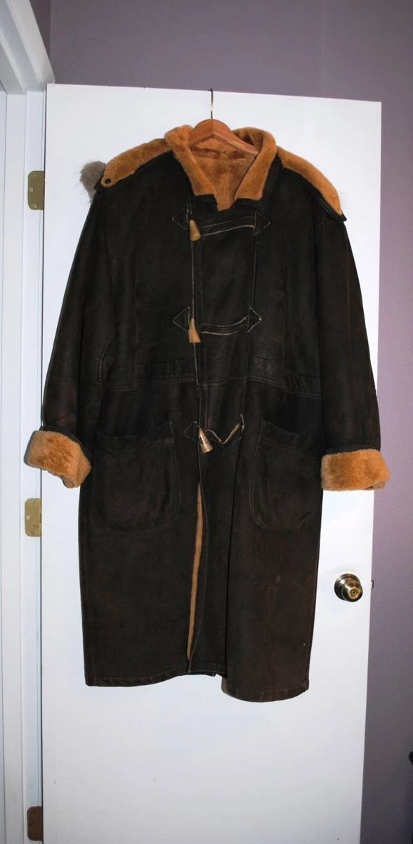 Sheepskin duster best sale coat
