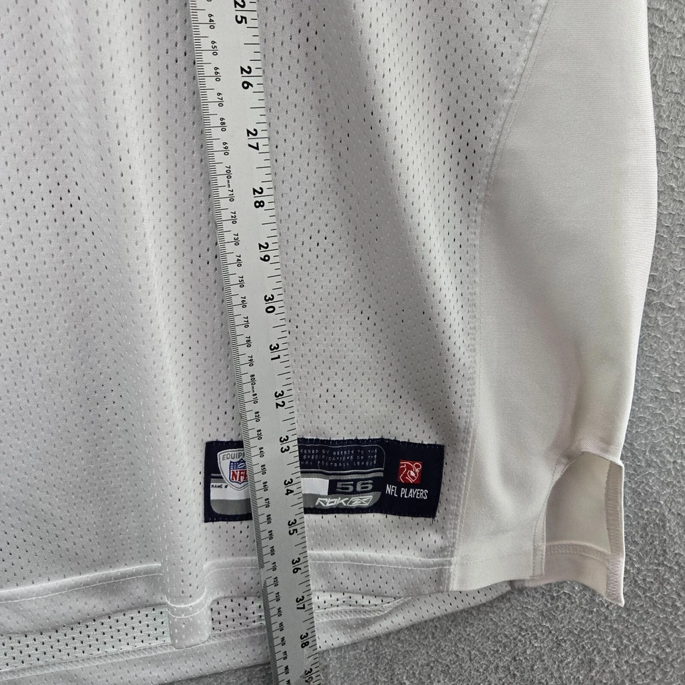 Camiseta deportiva vintage de los Dallas Cowboys para hombre 56 blanca con logotipo Reebok Tony Romo 9 Y2K Foto 4 de 4