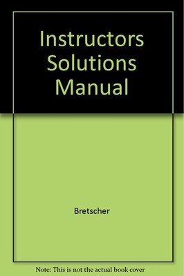 Instructors Solutions Manual