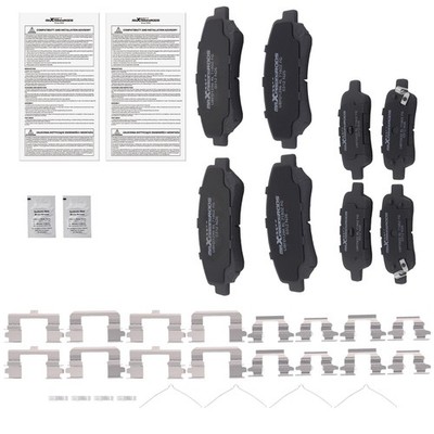 8x Front Rear Ceramic Brake Pads Kit for Nissan Juke Nismo RS 2014-17 P905 P1374
