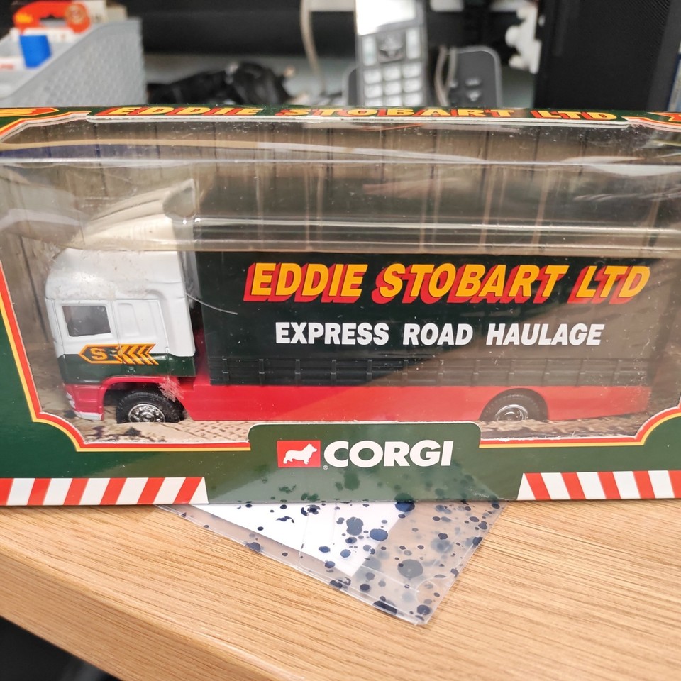 CORGI 1/50 SCALE CC12802 - Scania T-Cab Bulk Tipper - Eddie Stobart Ltd