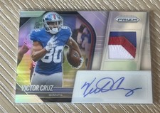2025 Panini Prizm - Patch Autographs Victor Cruz #PAU-27 /99