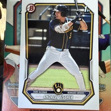 2026 Bowman Andrew Fischer  Brewers RC 1st Bowman #BP- 149