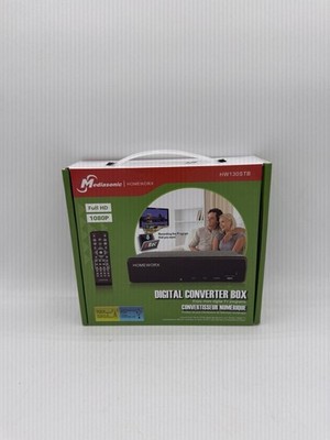 Mediasonic Homeworx HW130STB TV Digital Converter Box Full HD 1080P NEW