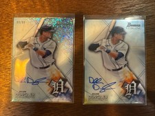 2021 Bowman Dillion Dingler 2 Card ON CARD AUTO LOT speckle 99/99 & Base 🔥📈