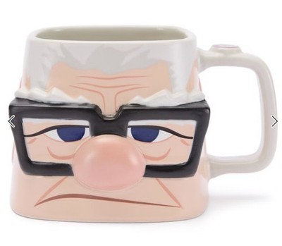 Disney Store Parks 2025 Pixar Up Carl Fredricksen Traube Soda 3D geformte Tasse Neu