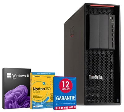 Lenovo ThinkStation P500 Tower Computer Xeon-1620-V3 32GB 256GB SSD Win11Pro