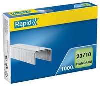 Rapid 24869300 Heftklammern 23/10Mm Standard, Verzinkt, 1000 StüCk