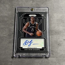 Day'Ron Sharpe 2021-22 Prizm Rookie Autographs RC Auto #RS-DAY