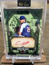 Wild Card Christian Scott  Auto( Red Ink) 2/3 6 Card Draw!