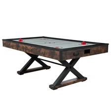 84" Air Hockey Table Air Powered Arcade Table Electronic Scorer Pushers