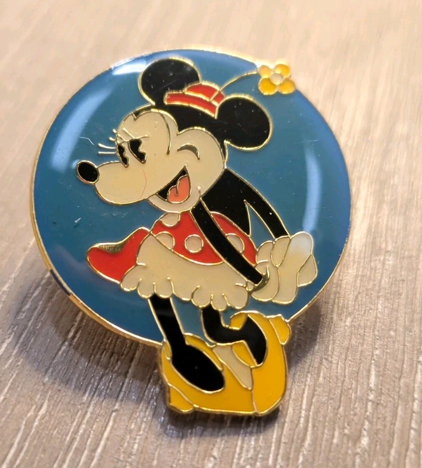 Disney Channel 10th Anniversary • Minnie Mouse Pin • 1993