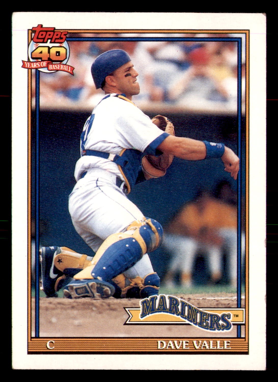 1991 Topps #178 Dave Valle