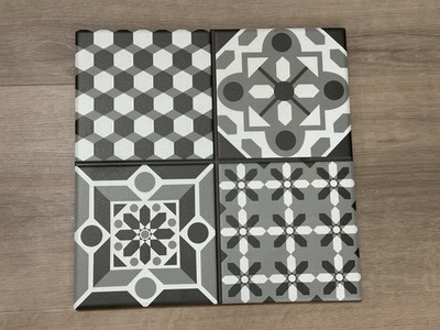 (Qty 1) IKEA Mallsten Top Part Outdoor Floor Decking Tile White Gray 0.97 sq ft