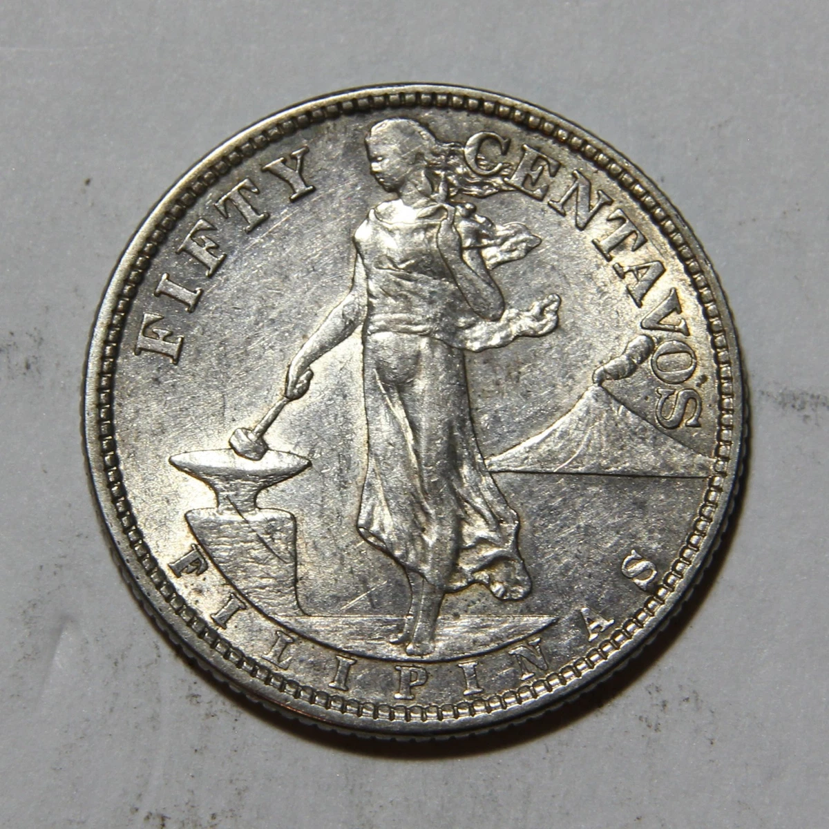 Uncertified Silver AU 50 Graded U.S. Philippine Coins (1898-1946