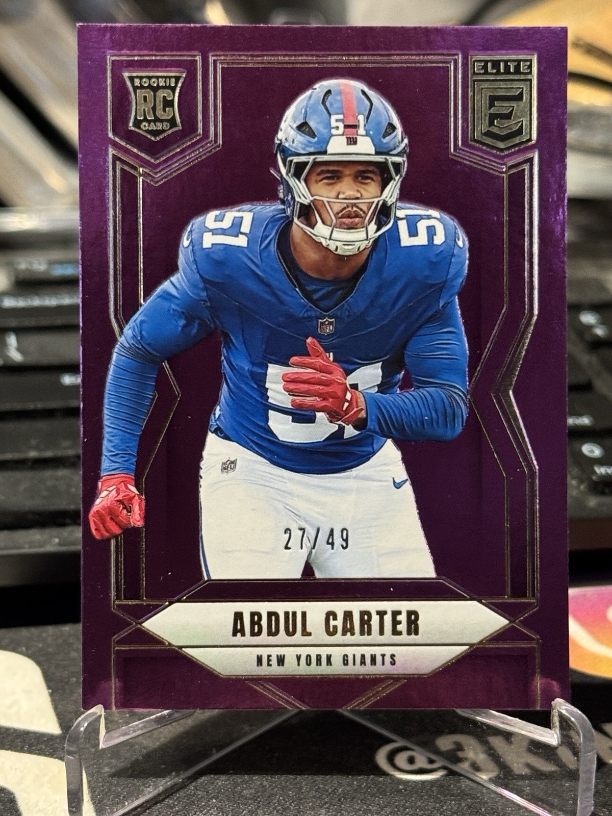 2025 Panini Donruss Elite - Rookies Abdul Carter #111 Aspirations /49 (RC)
