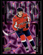 2025-26 Upper Deck Series 1 Pink Dazzlers Rookie #DZ-41 Ryan Leonard