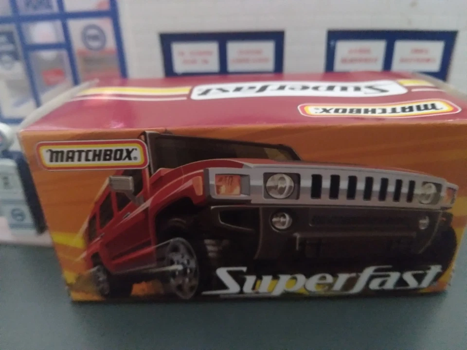 Matchbox 2006 Superfast Hummer H3 #66 rojo suelto 1/15.500 Foto 4 de 4