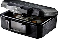 MASTER LOCK Certified Fireproof and Waterproof Safe Box with Key, 7.8L, 391 x 16