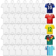 120 PCS Sublimation Keychain Blanks Key Rings Football A8Q62910