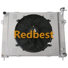 3 Row Alu Radiator Shroud Fan For 1993-1998 95 Jeep Grand Cherokee 5.2l 5.9l V8