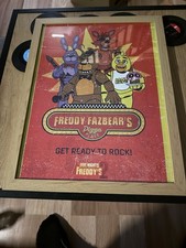 Image of Five Nights At Freddie 2 Framed Movie Poster Brown Frame 40x30cm FNAF2 New