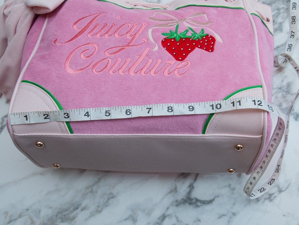 Juicy Couture Retro Strawberry Tote Daydreamer Bag Cherry Blossom