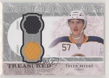 2012 Upper Deck Artifacts Treasured Swatches Blue Jersey/Jersey Tyler Myers 8tn