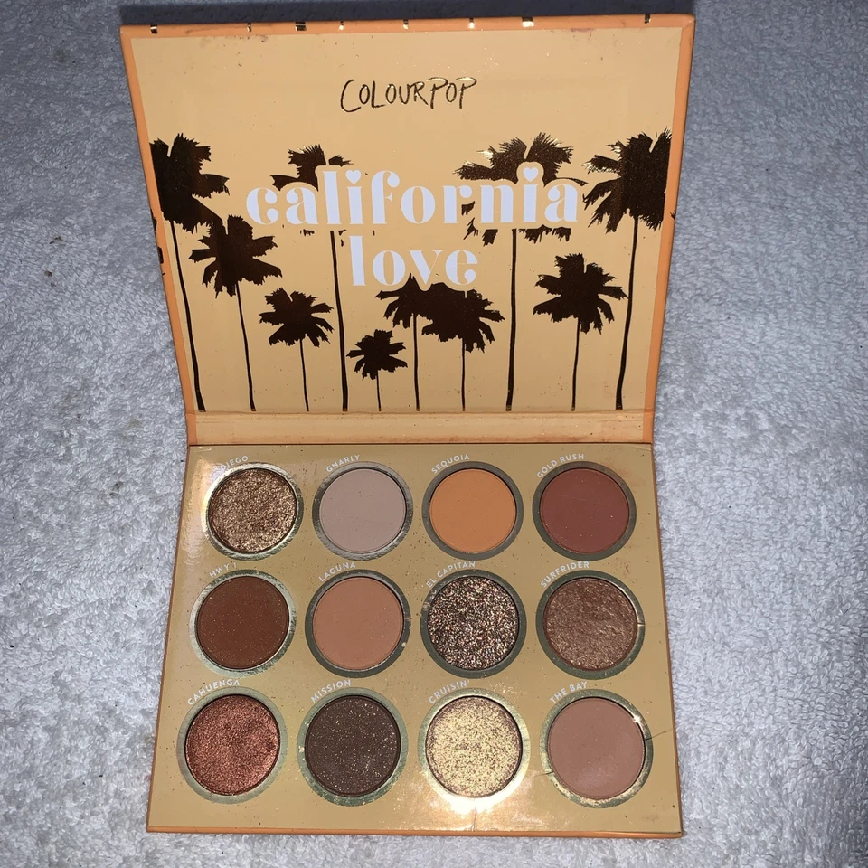 Colourpop California Love 粉饼眼影盘 — 第 2/4 张图片