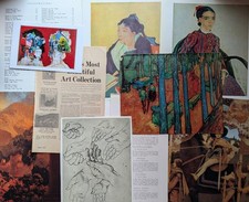1 lb. Ephemera Lot ART HISTORY Themed for Junk Journaling/Scrapbooking/Collage