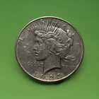 1923 D PEACE SILVER DOLLAR JVC 20
