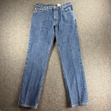 All American Clothing Mens 34x34 Blue Denim Jeans Cotton Made USA Style AAC-101D