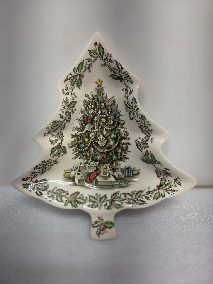 Johnson Brothers Christmas Tree Plate | eBay