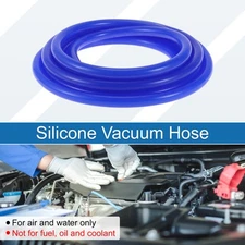 16.4Ft 3/8" 10mm ID 3.5mm Thickness Silicone Vacuum Hose for Air and Water Blue