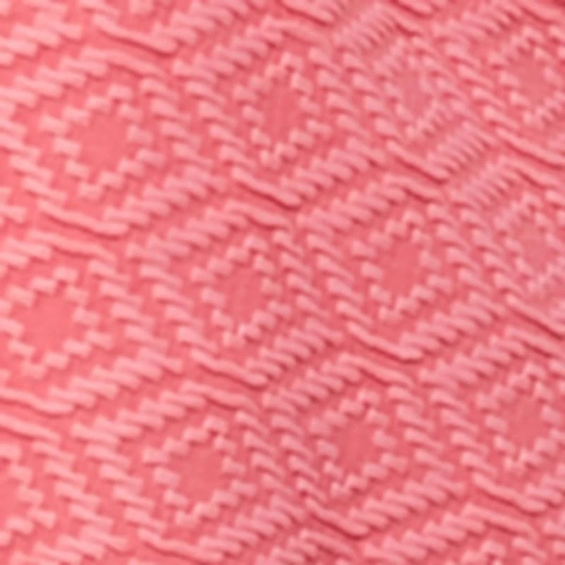 Camiseta tankini Swim Solutions para mujer con aros texturizados (guayaba, 16) Foto 4 de 4