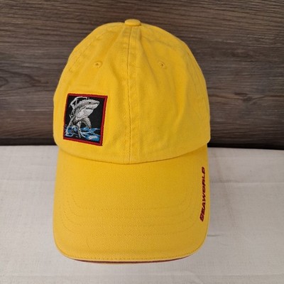 SEAWORLD Official Yellow Hat Cap StrapBack Adjustable OSFM EUC