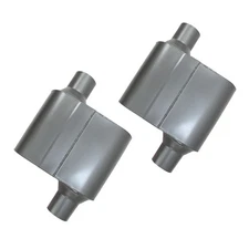 Pair of Performance Universal Muffler 2.3" ID 2.45" OD