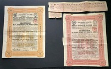OBLIGATIONSDARLEHEN 1898 DER GESELLSCHAFT DER URAL-EISENBAHN  KONVOLUT