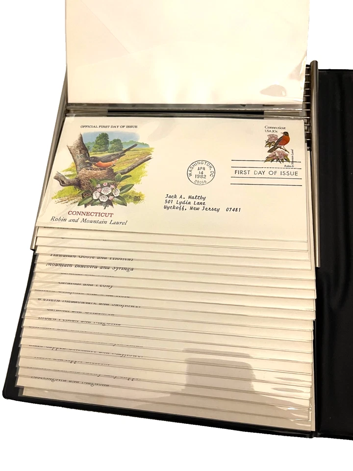 The Official Birds and Flowers of each of 50 States of the U.S, 50 FDC's (#10) - Image 2 of 4