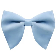 Oversized Bow Ties for Men, Pre Tied Men's Bowtie Big Bow tie for Sky Blue
