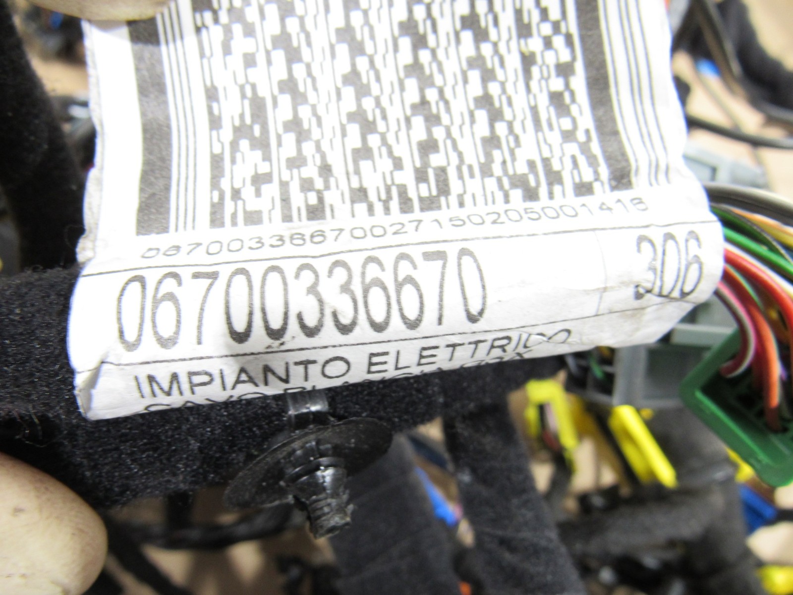 14-19 Maserati Quattroporte 2016 3.8L RWD Main Body Chassis Wiring Harness ;:M